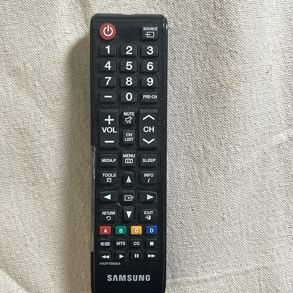 Samsung TV Remote Control Black Tested AA59-00666A Replacement